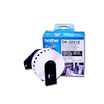 原廠 brother 定型標籤帶 DK-22210 ( 白底黑字 29mm ) 