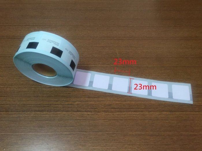 23X23mm台製補充紙捲(無支架) 雷同DK-11221